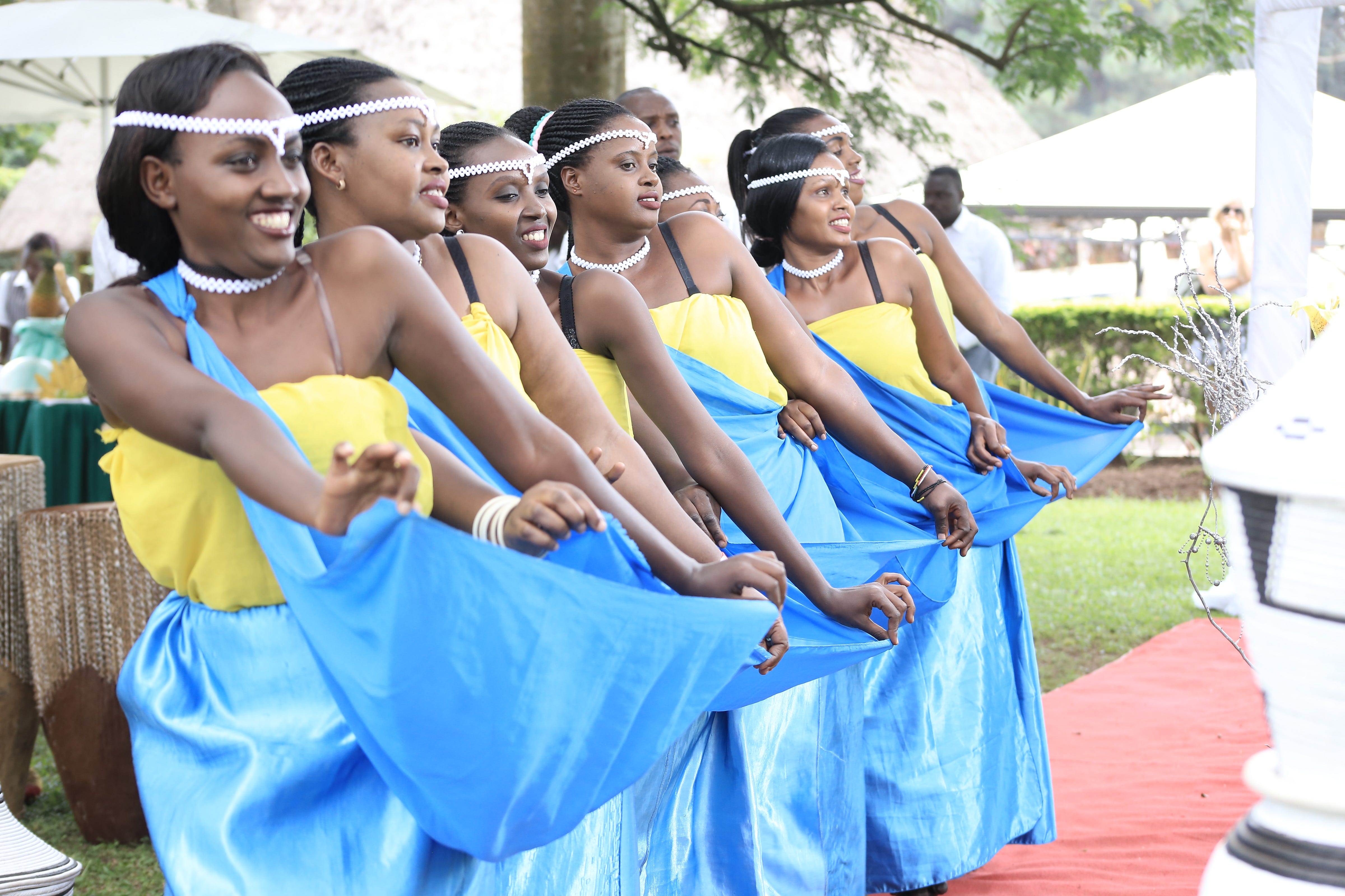 Some of the entertainers at the Gusaba.