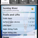 Skicast screenshot Sunday River